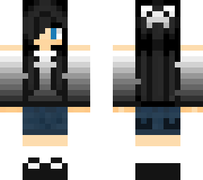 black hair girl v3