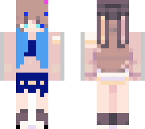 blue girl