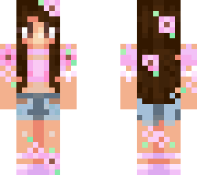 flower girl with shorts