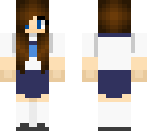 my skin i use but in a school uniform