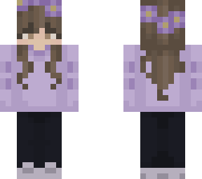 purple flowercrown