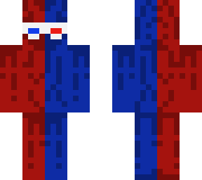 red and blue