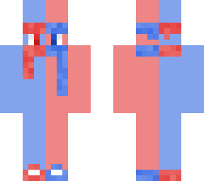 red and blue ninja