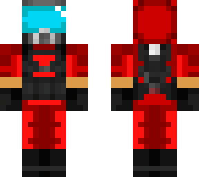 red hazmat dude