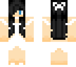 black hair girl bathing suit (shading fix)