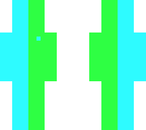 blue and green mix