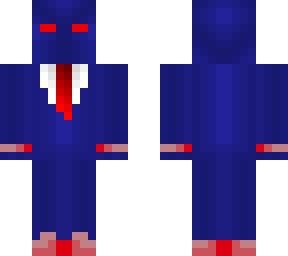 blue and red suit