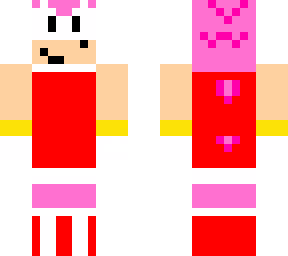 classic amy with modern outfit (sonic superstars)