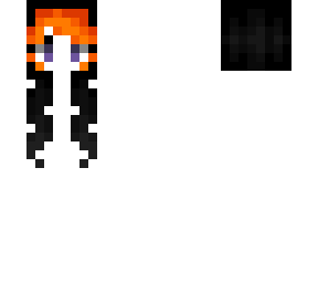 female hb - black w/ orange bangs v2