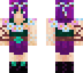 fower festival teal & purple elf