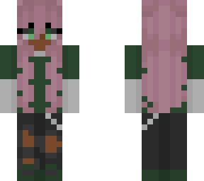green grunge girl