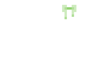 green/mint bow
