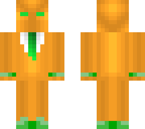 orange and green suit