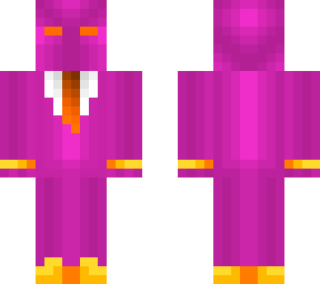 pink and orange suit