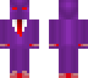 purple and red suit