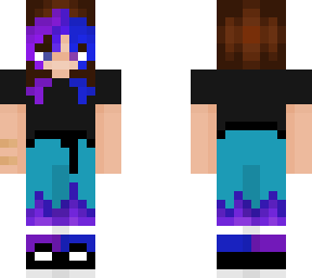 purple blue flame