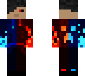 fire and ice gamer boy