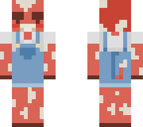 mooshroom in overalls