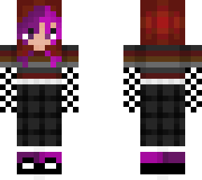 purple plaid