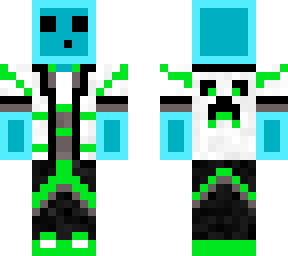 slime blue tecno green
