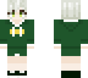 (edited) shiho hinomori green hoodie