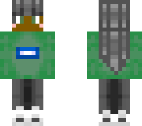 black female sweater girl (green)