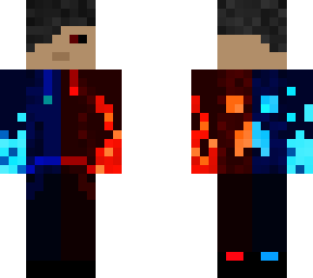 fire and ice gamer boy