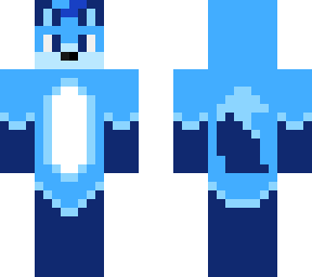 furry blue