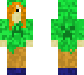 rebel in green creeper hoodie!