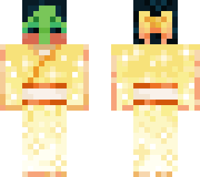 yellow kimono // mask 