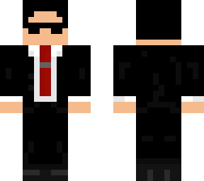 agent (red tie)