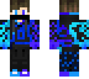 blue and light blue gamer