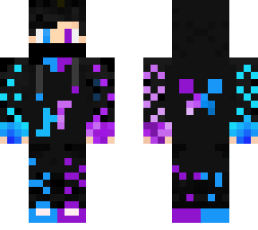 blue purple gamer