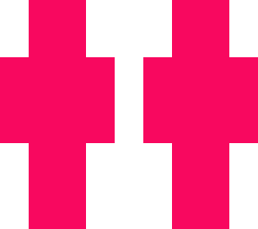 completely pink