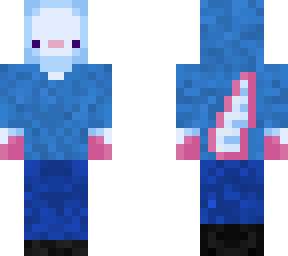 cyan axolotl with a hoodie (desc for credits)