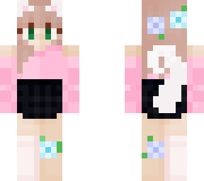 fox girl pink short hair