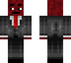 maroon man in suit