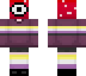 nonbinary mushroom person