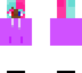 pink and blue girl