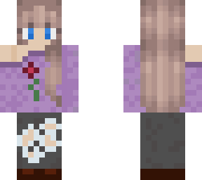 purple sweater