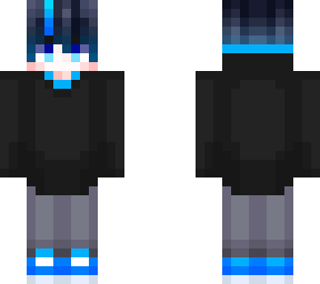 blue hair