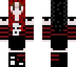 e-girl red head