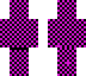 glitched pink skin