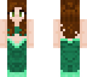 green tailed mermaid