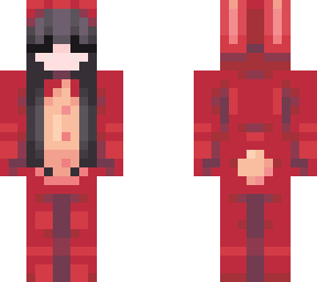 lilac red rabbit skin