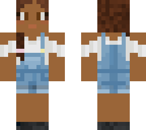 overalls and crop top