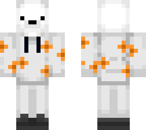 polar bear orange flowers