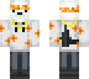 polar bear orange flowers gangster