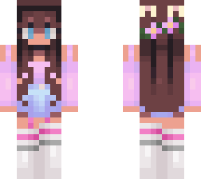 sweet dress with flower crown
