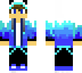 boy blue with wolf hoddie
